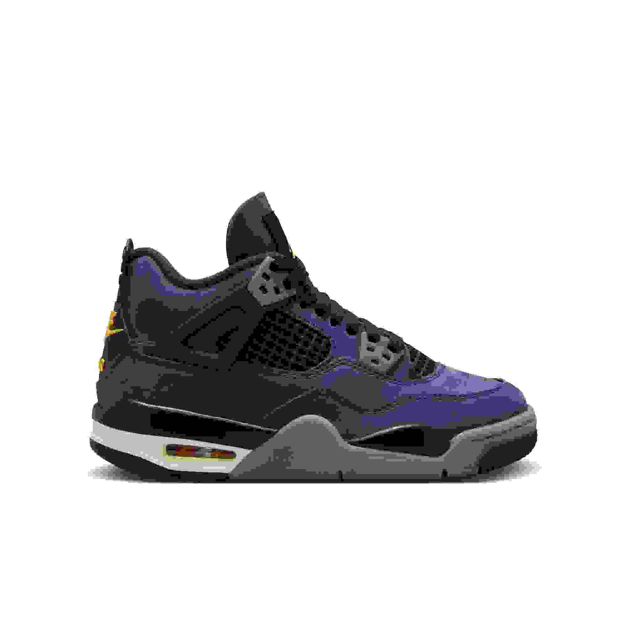 Jordan 4 Retro Grade School Kids' "Imperial Purple" Shoe